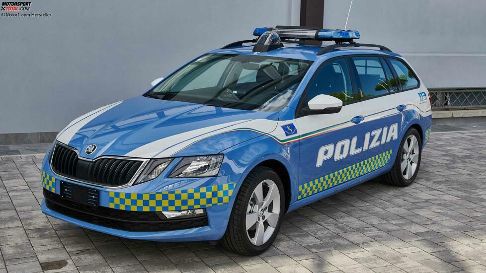 Skoda Modelle als Polizeifahrzeuge 2021