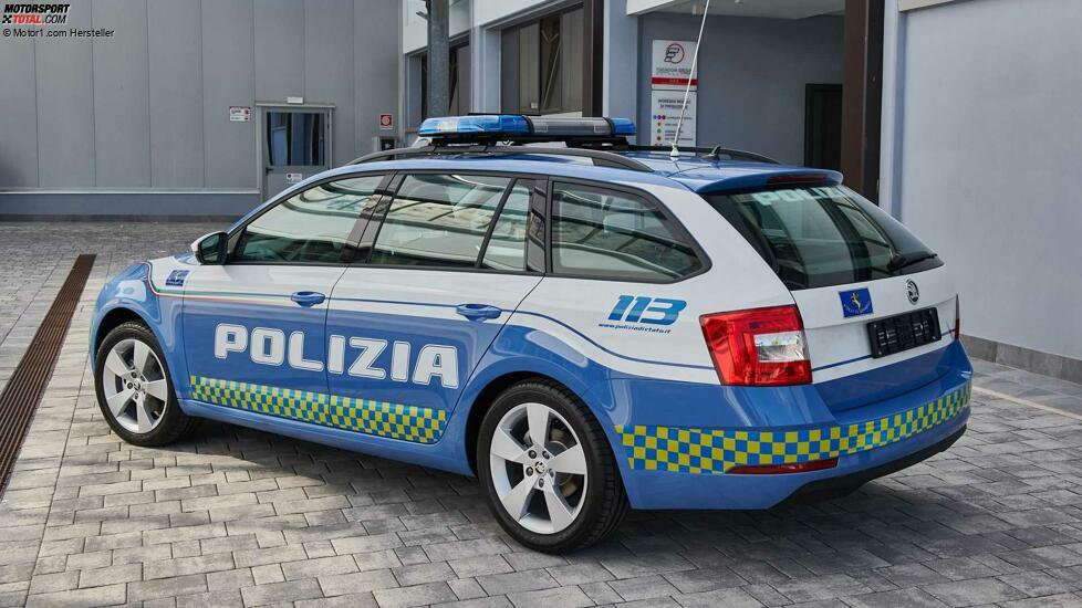 Skoda Modelle als Polizeifahrzeuge 2021