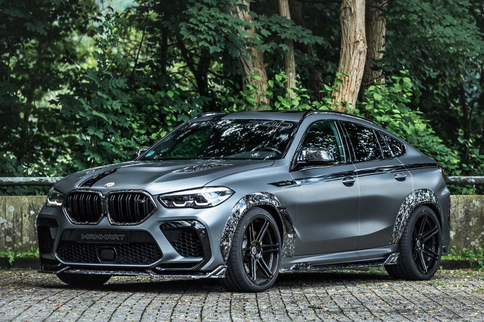 Bereits ein serienmäßiger BMW X6 M sorgt für Aufsehen im Alltag: Doch die aufgemotzte Version von Manhart ist definitiv der 