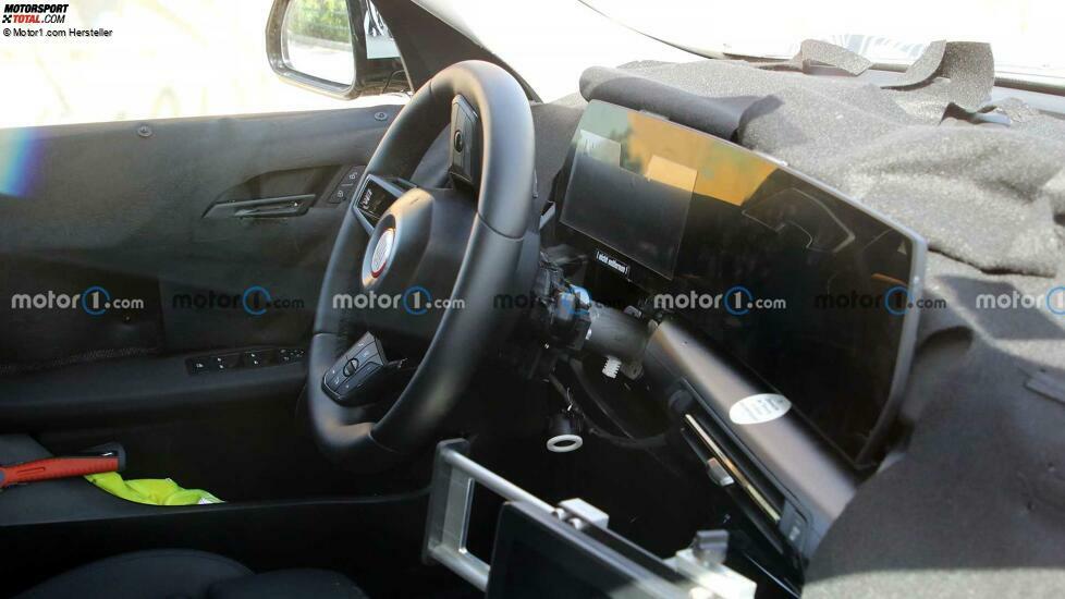 2022 BMW X1 neues Spionagefoto (Innenraum)