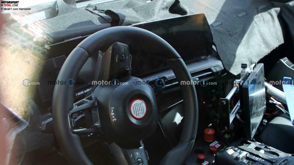 2022 BMW X1 neues Spionagefoto (Innenraum)