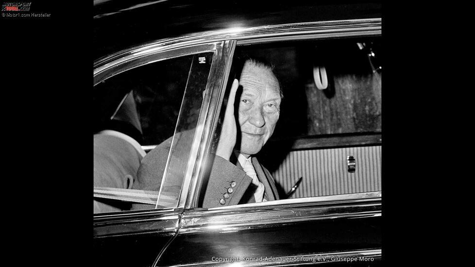 Konrad Adenauers letzter Dienstwagen im Mercedes-Benz Museum