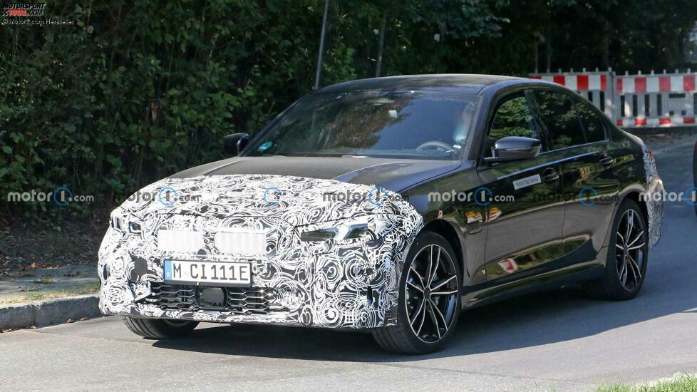 BMW 3er G20 Facelift (2022) auf neuen Erlkönigbildern