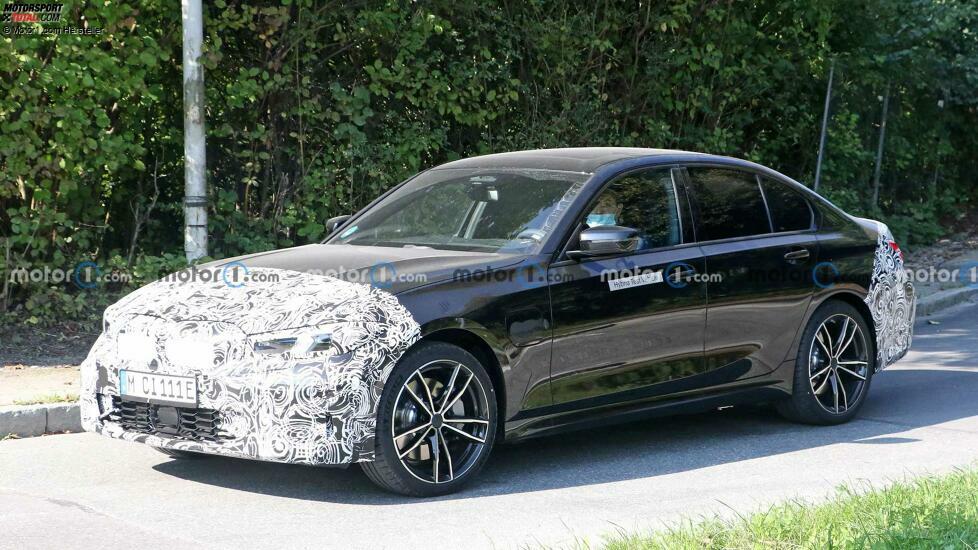 BMW 3er G20 Facelift (2022) auf neuen Erlkönigbildern