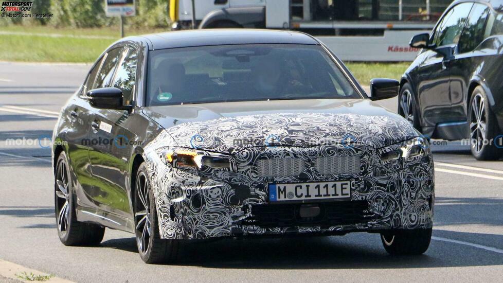 BMW 3er G20 Facelift (2022) auf neuen Erlkönigbildern