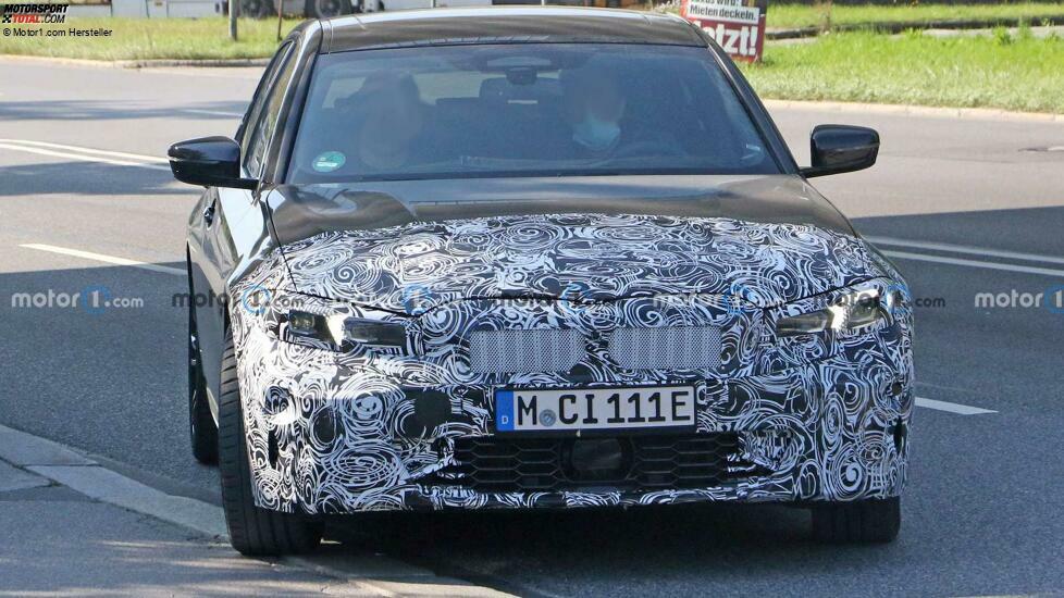 BMW 3er G20 Facelift (2022) auf neuen Erlkönigbildern