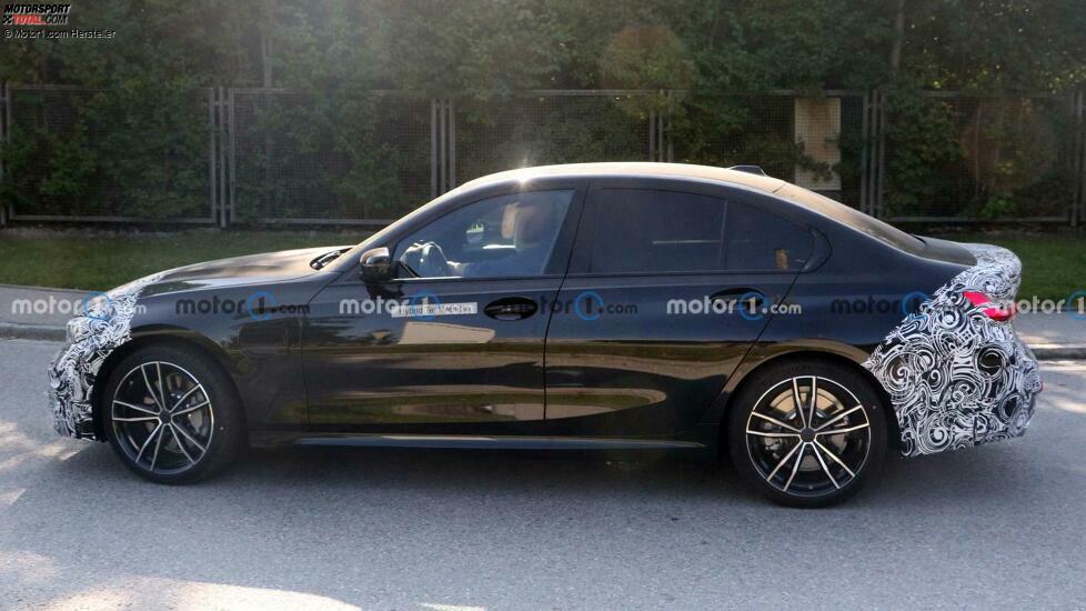 BMW 3er G20 Facelift (2022) auf neuen Erlkönigbildern