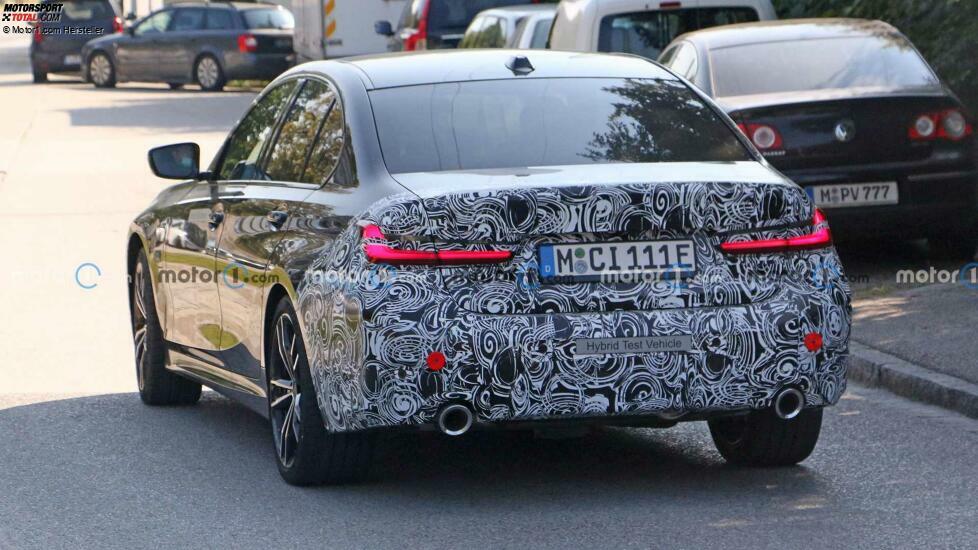 BMW 3er G20 Facelift (2022) auf neuen Erlkönigbildern