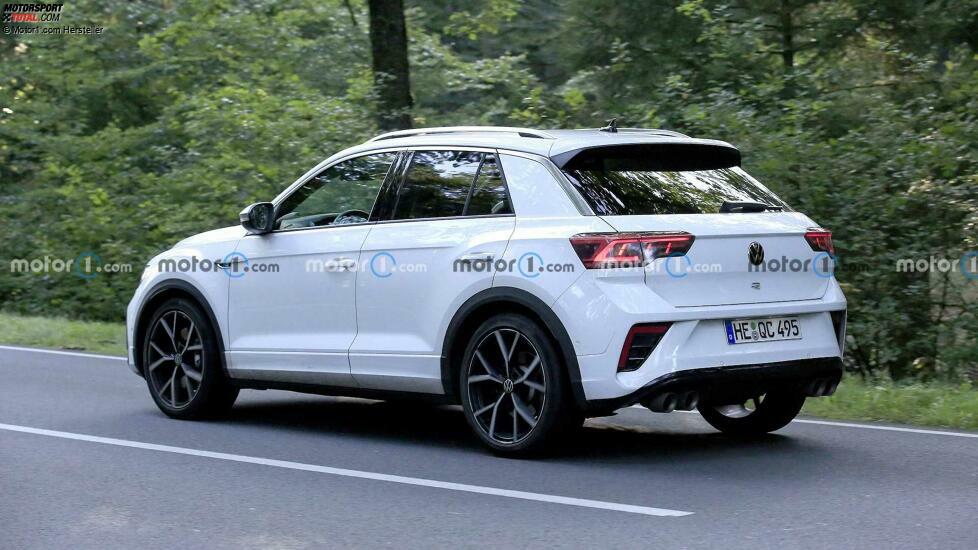 The VW T-Roc R facelift has been spotted while testing near Wolfsburg.