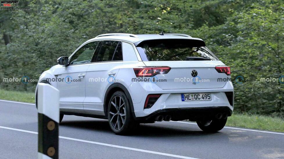 The VW T-Roc R facelift has been spotted while testing near Wolfsburg.