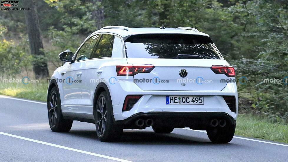 The VW T-Roc R facelift has been spotted while testing near Wolfsburg.