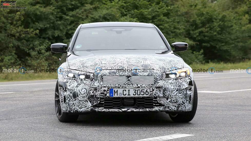 BMW 3er (2022) als M340i-Erlkönig erwischt