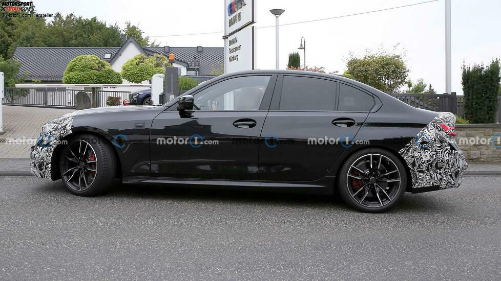 BMW 3er (2022) als M340i-Erlkönig erwischt