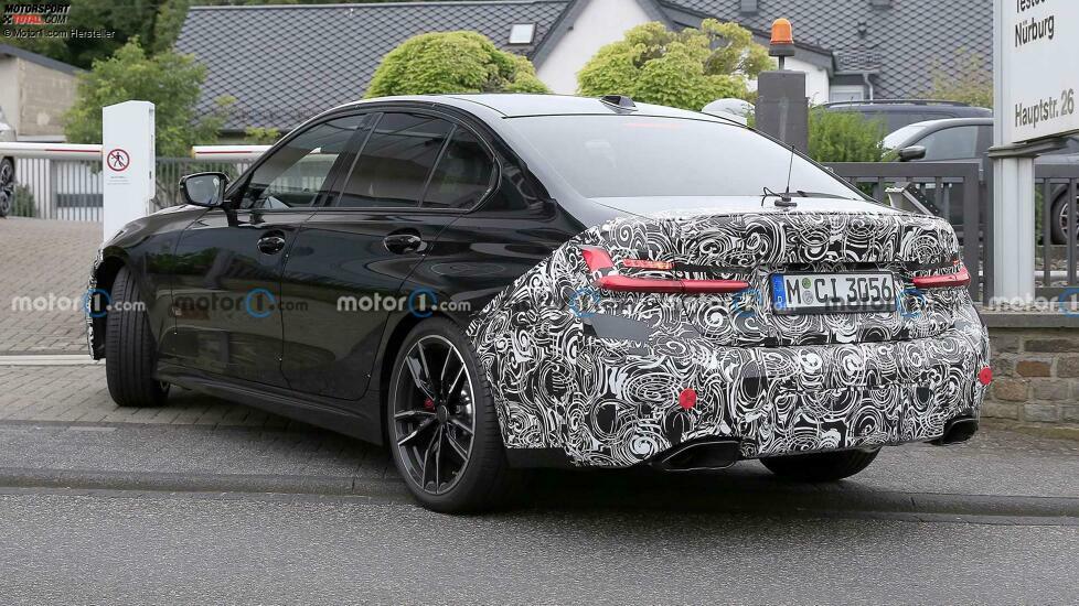 BMW 3er (2022) als M340i-Erlkönig erwischt