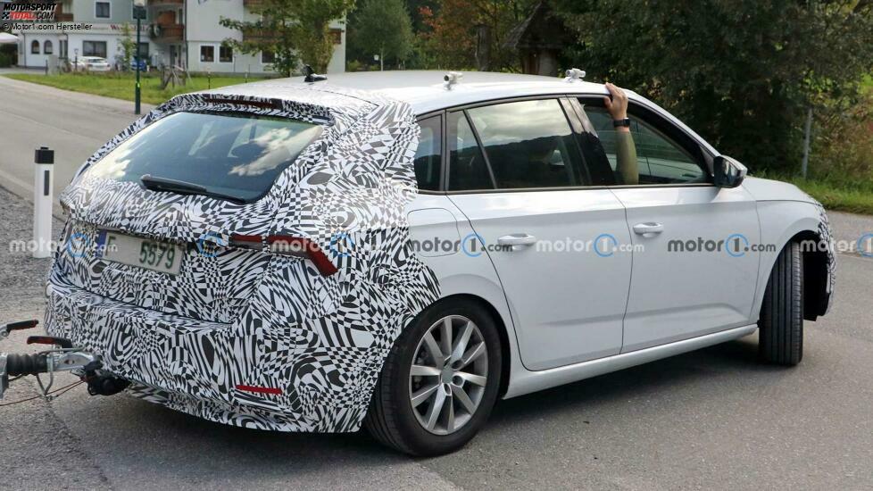 Skoda Scala (2022) als Erlkönig erwischt