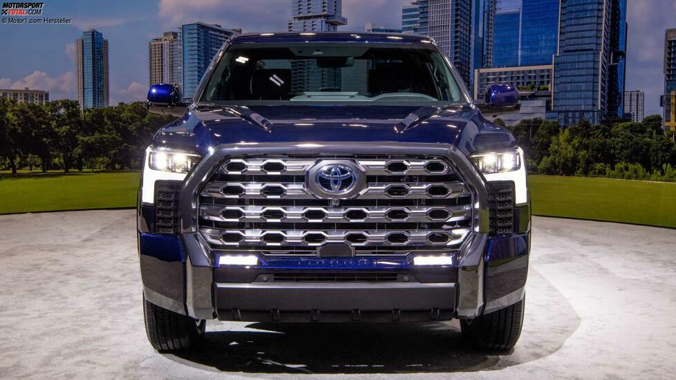 2022 Toyota Tundra Platinum I-Force Max Außenansicht Vorderansicht