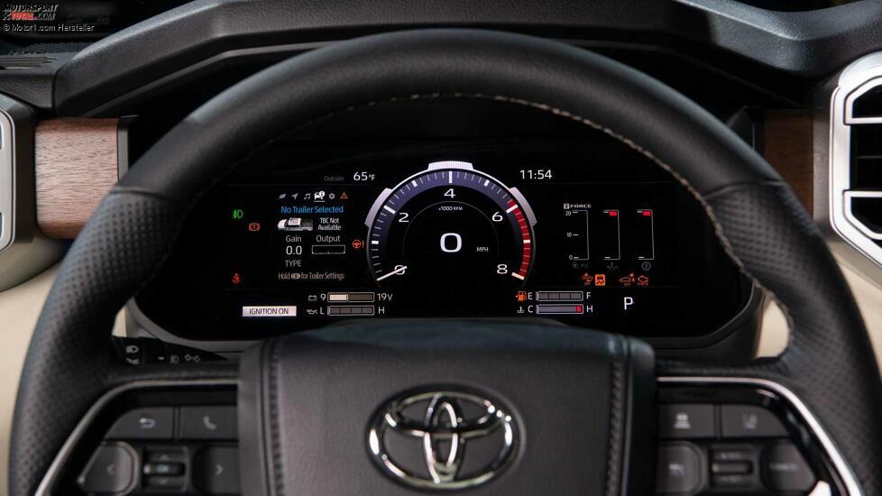 2022 Toyota Tundra 1794 Edition Interior Digitalanzeige Cluster