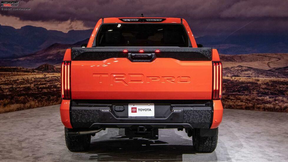 2022 Toyota Tundra TRD Pro Außenrückansicht