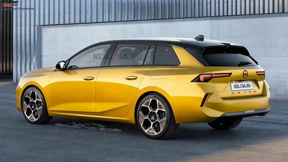 Opel Astra Sports Tourer (2022) als Rendering