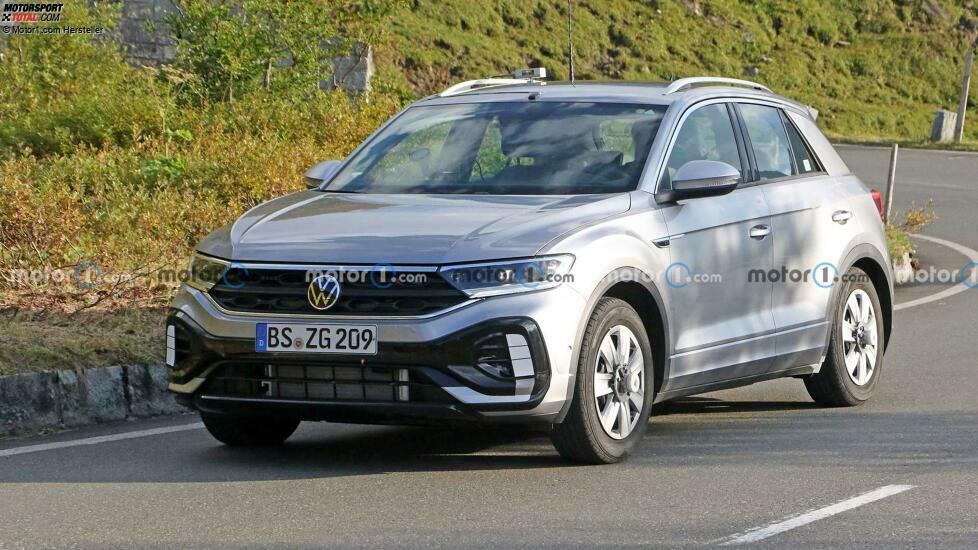 VW T-Roc Facelift: Neue Erlkönigaufnahmen