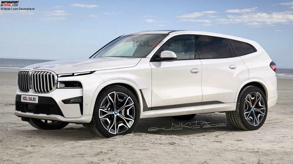 2023 BMW X8 Rendering auf Basis aktueller Erlkönigfotos
