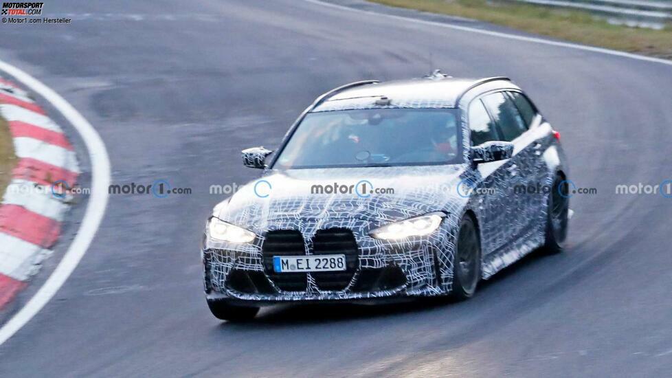 BMW M3 Touring (2022) auf dem Nürburgring erwischt