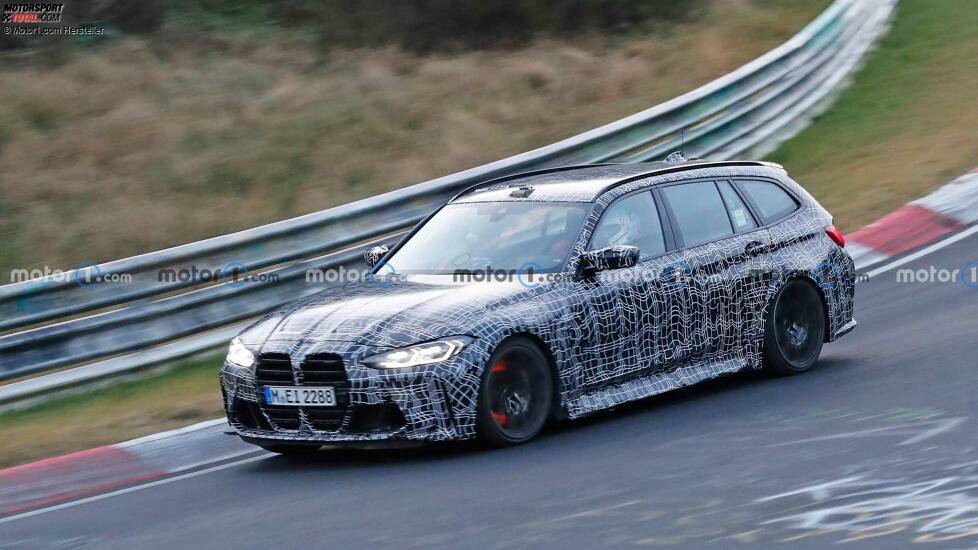 BMW M3 Touring (2022) auf dem Nürburgring erwischt