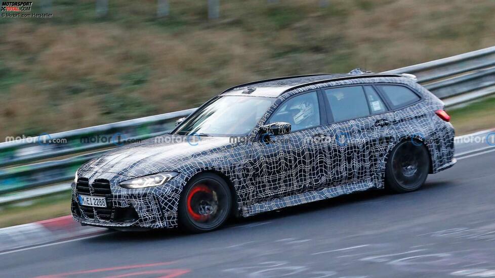 BMW M3 Touring (2022) auf dem Nürburgring erwischt