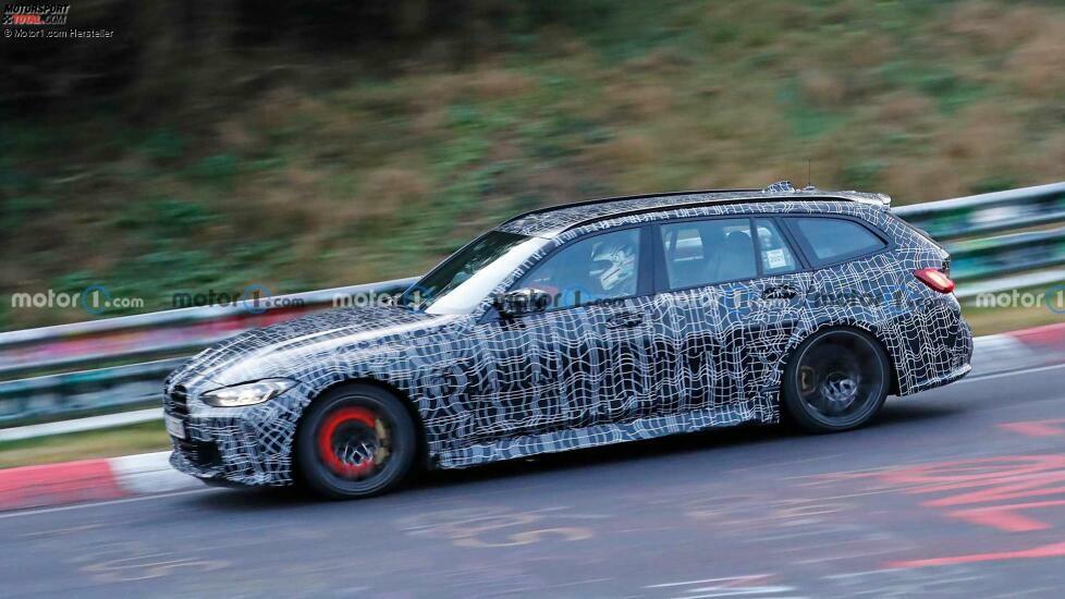 BMW M3 Touring (2022) auf dem Nürburgring erwischt