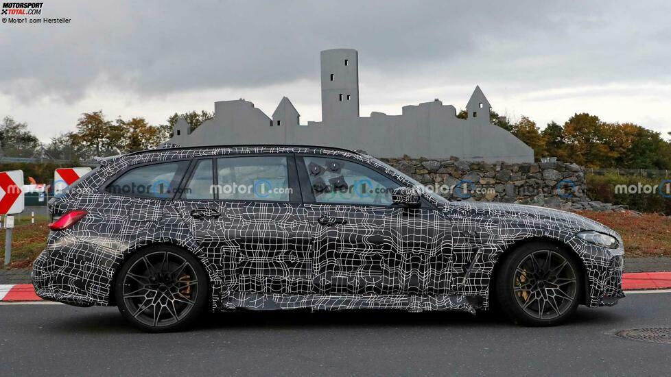 BMW M3 Touring (2022) auf dem Nürburgring erwischt