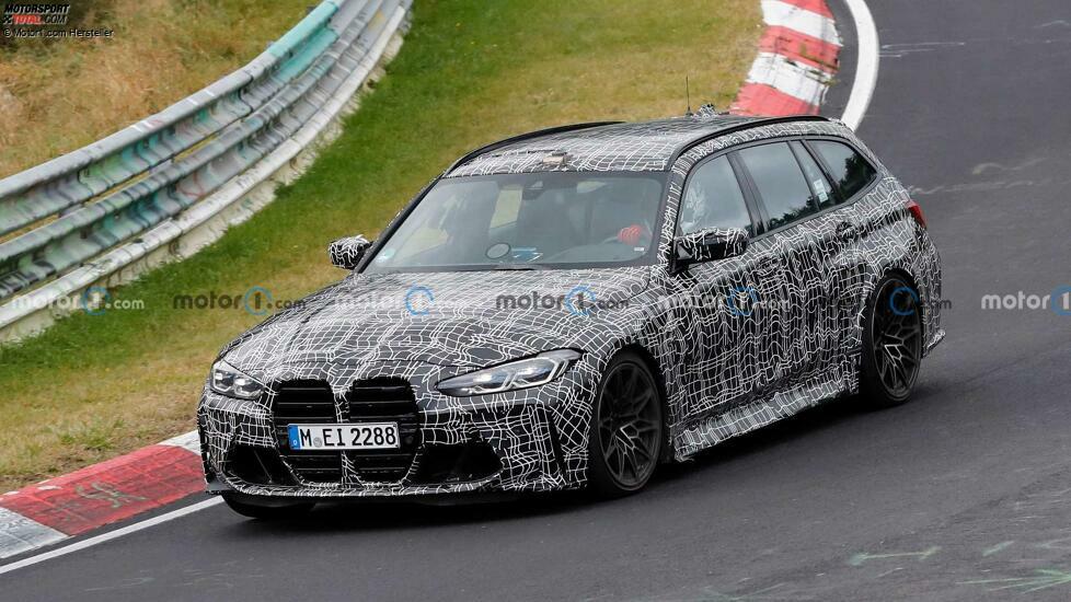 BMW M3 Touring (2022) auf dem Nürburgring erwischt