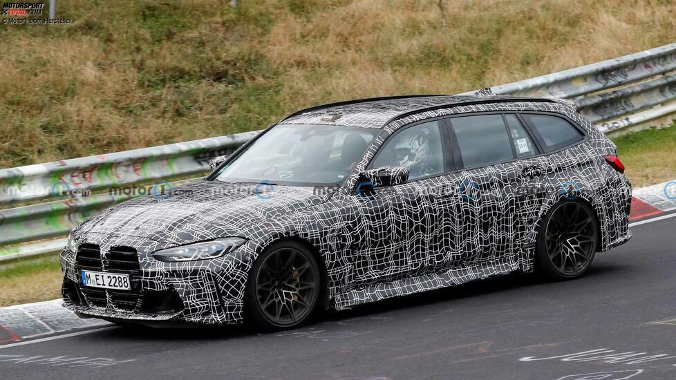 BMW M3 Touring (2022) auf dem Nürburgring erwischt