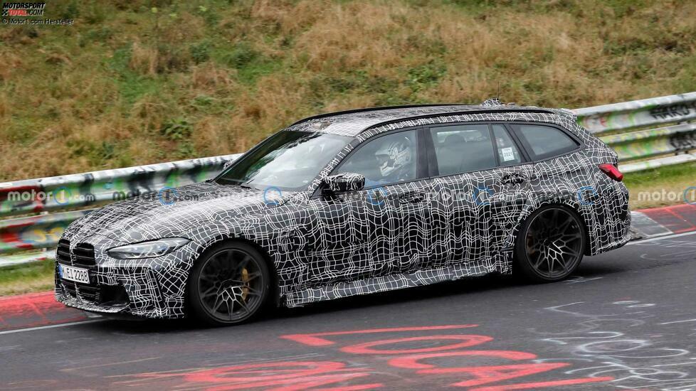 BMW M3 Touring (2022) auf dem Nürburgring erwischt