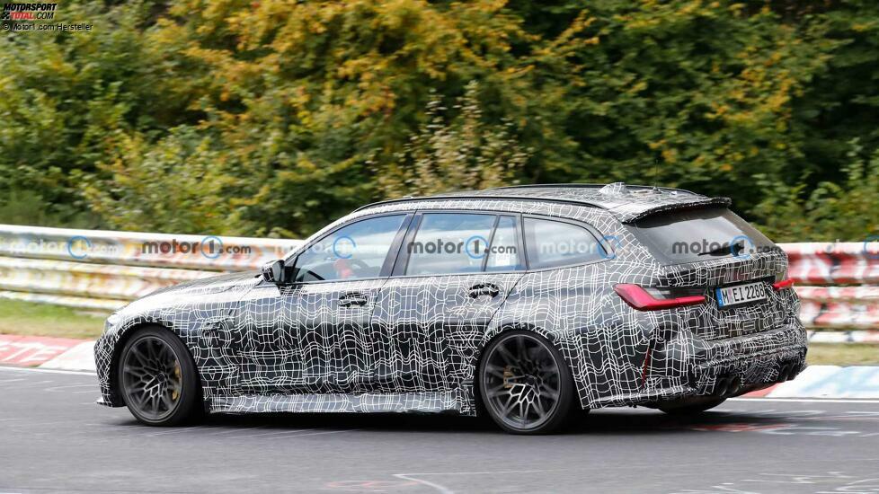 BMW M3 Touring (2022) auf dem Nürburgring erwischt