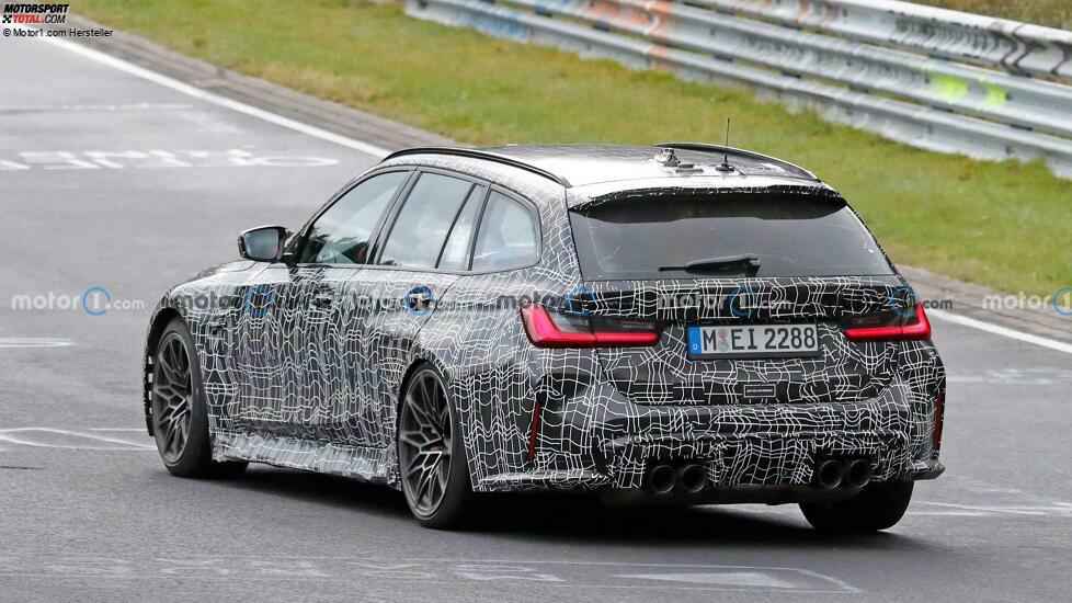 BMW M3 Touring (2022) auf dem Nürburgring erwischt