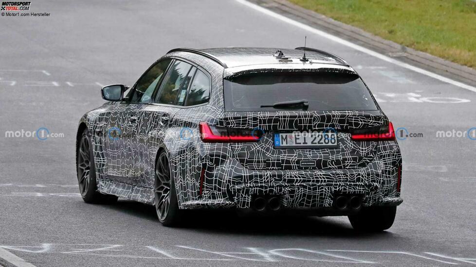 BMW M3 Touring (2022) auf dem Nürburgring erwischt