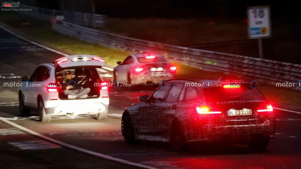 BMW M3 Touring (2022) auf dem Nürburgring erwischt