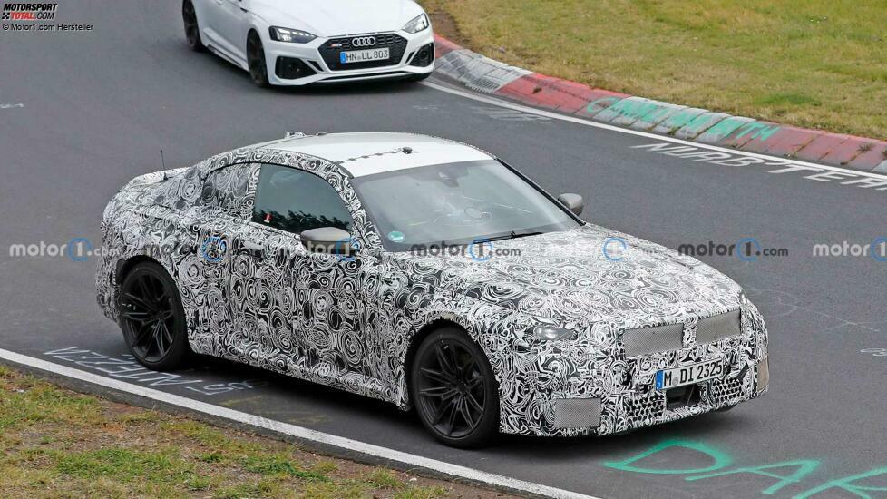 BMW M2 Competition (2023) auf neuen Erlkönigbildern