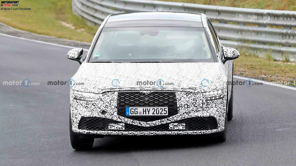 Genesis G90 (2022) als Erlkönig erwischt