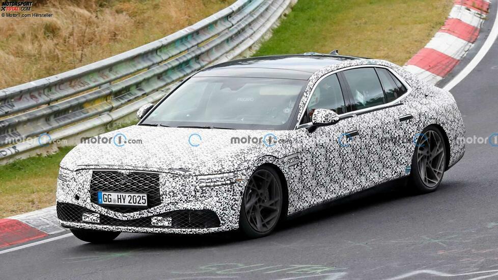 Genesis G90 (2022) als Erlkönig erwischt