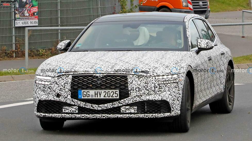 Genesis G90 (2022) als Erlkönig erwischt