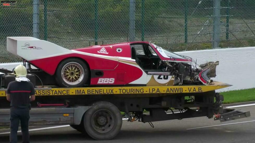 Accidente del Porsche 962C en Spa-Francorchamps