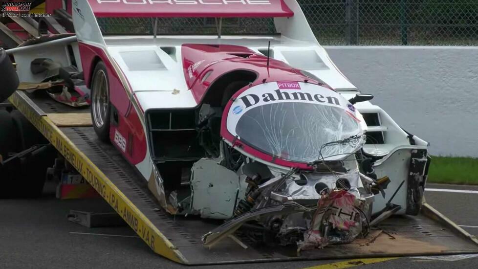 Accidente del Porsche 962C en Spa-Francorchamps
