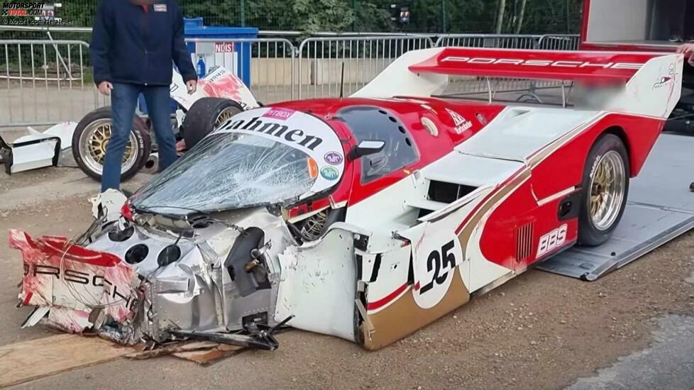 Accidente del Porsche 962C en Spa-Francorchamps