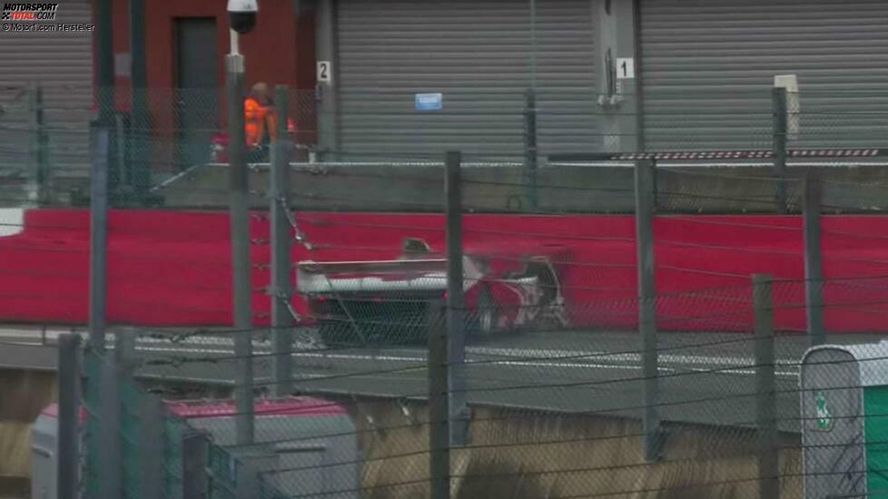 Accidente del Porsche 962C en Spa-Francorchamps
