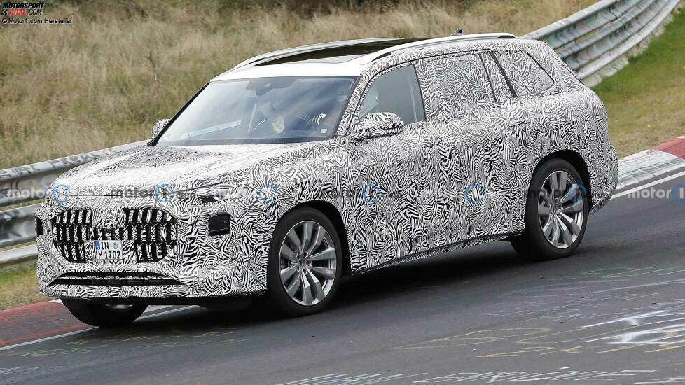 Audi Q9 Spy Shots Frontwinkel