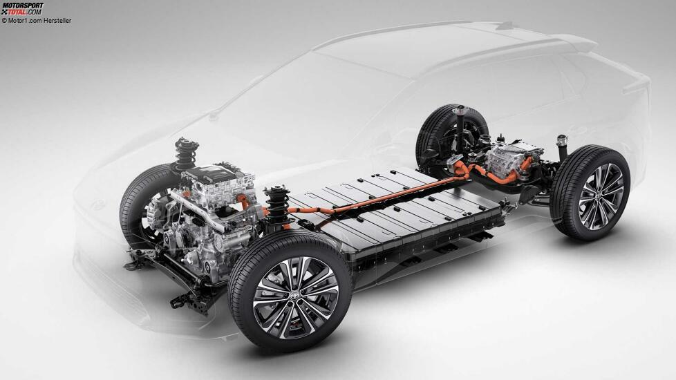 Toyota bZ4X (2022): Chassis, Batterie und Antrieb
