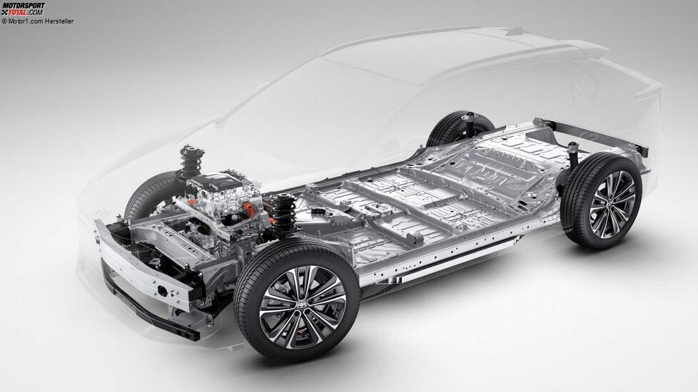 Toyota bZ4X (2022): Chassis, Batterie und Antrieb