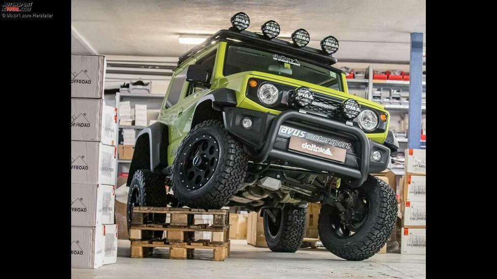 delta4x4 Suzuki Jimny mit Portalachsen