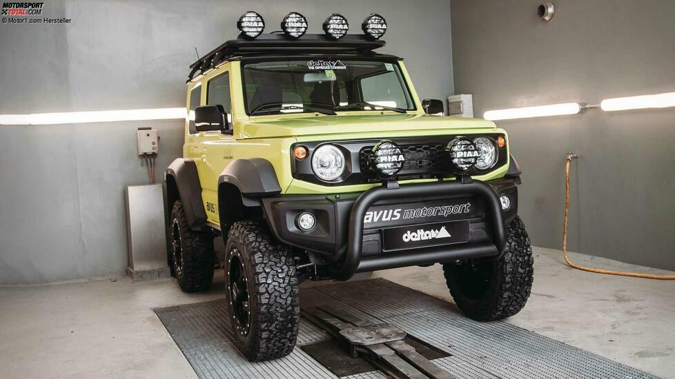 delta4x4 Suzuki Jimny mit Portalachsen